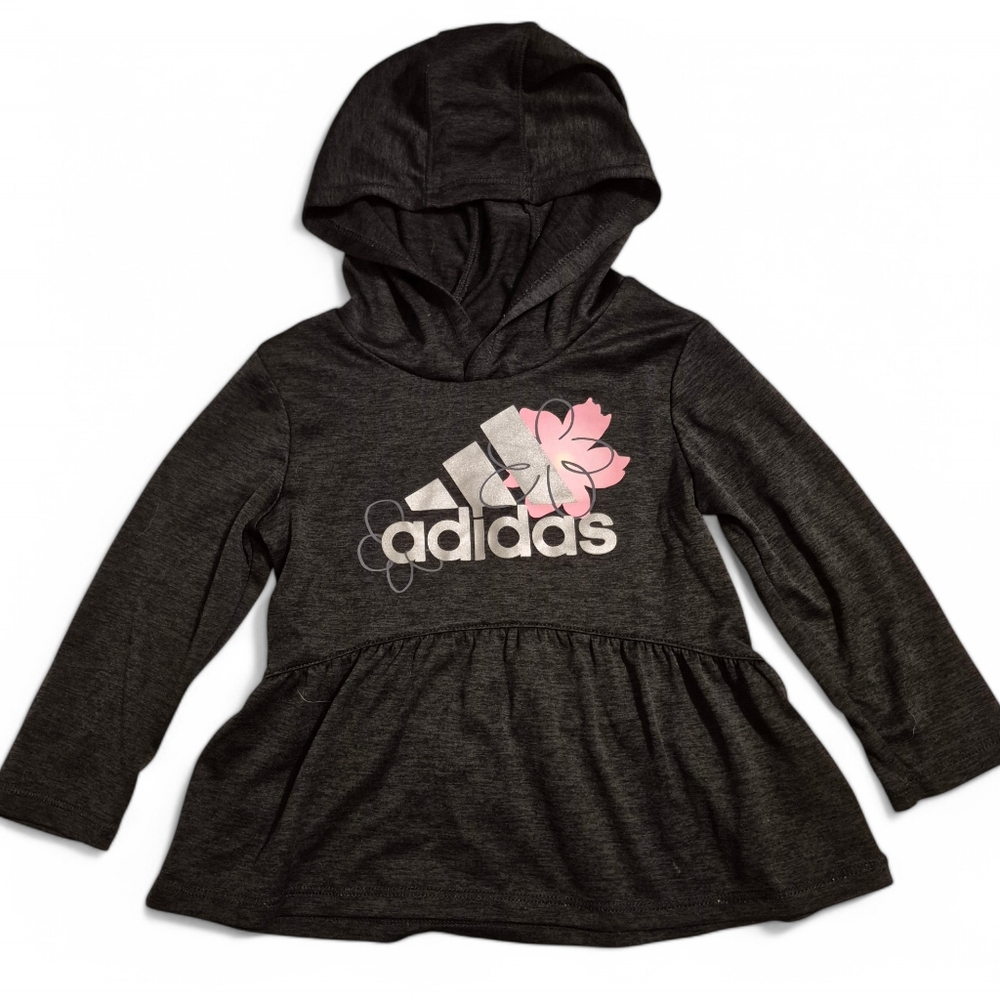 Girls Adidas Long Sleeve Hooded shirt